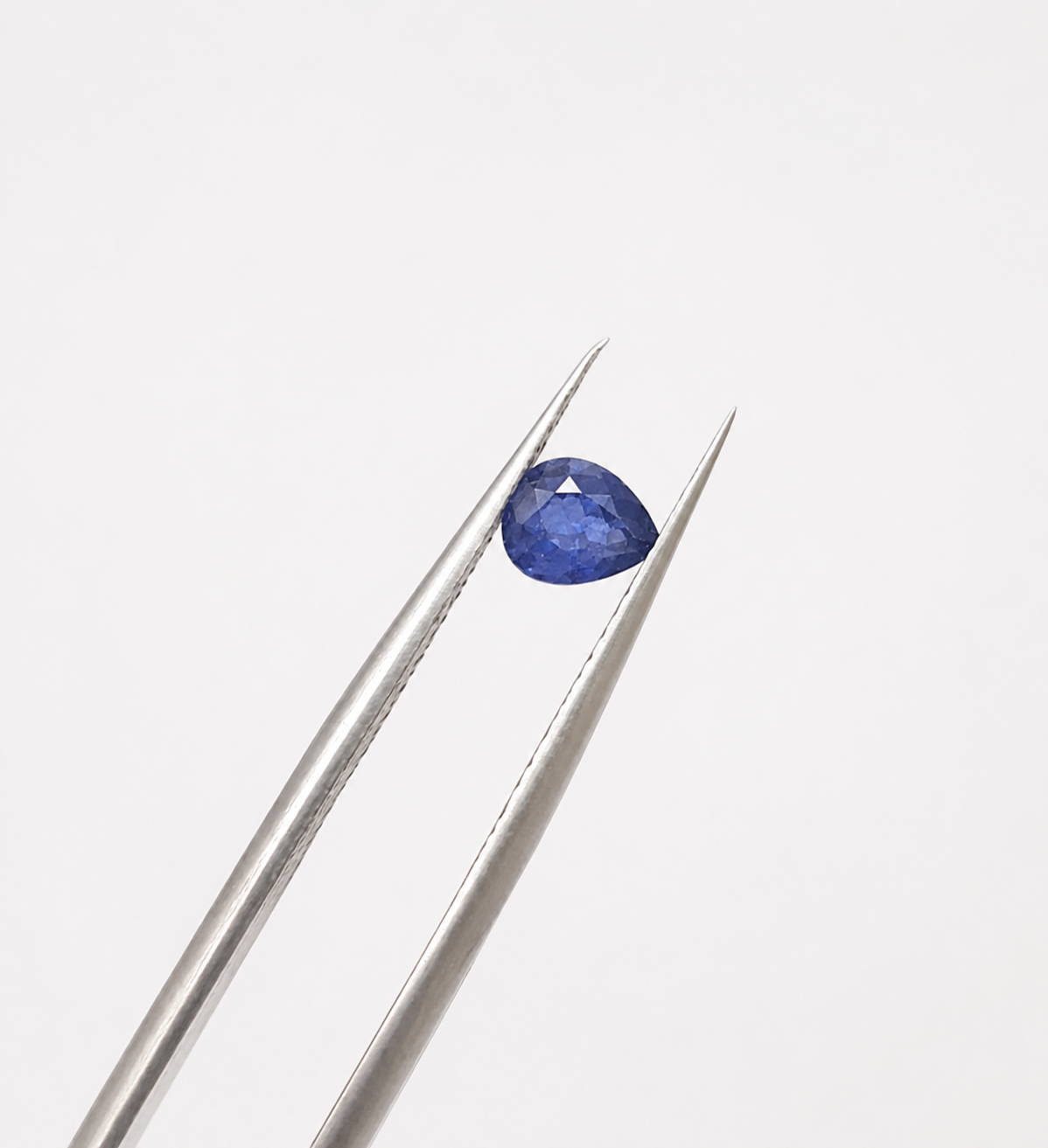 0.90 Carat African Sapphire Pear Cut Loose Gemstone