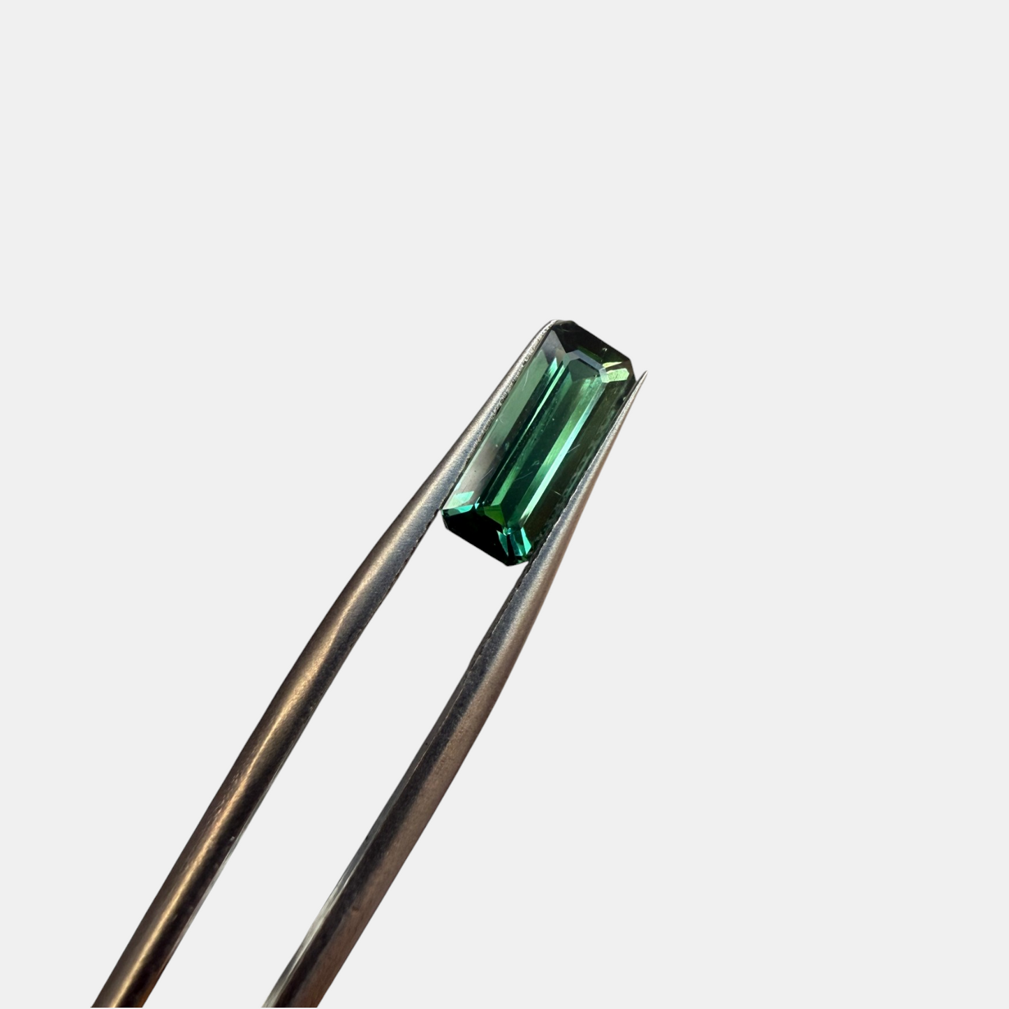 1.65 Carat Lagoon Green Tourmaline Emerald Cut Loose Gemstone - Afghanistan